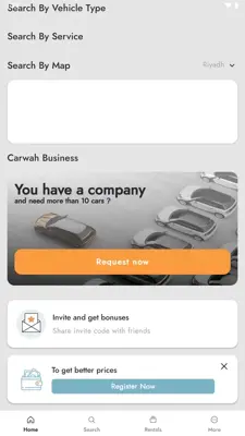 Carwah | Car Rental android App screenshot 1